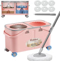 Easy-Rinse Spin Mop Bucket Gen 2, Clean/Dirty Water Separation by Wodemom