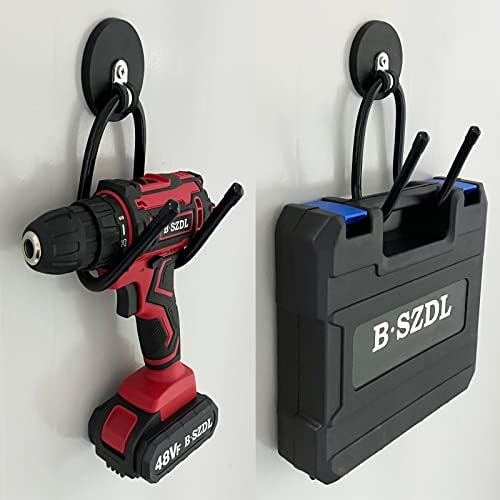 Pmsanzay 2 Pack Power Drill Tool Organizer Holder, Magnetic Tool Holders - Image 5