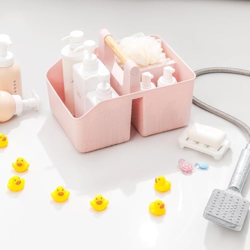 rejomiik Plastic Shower Caddy, Portable Basket - Image 2