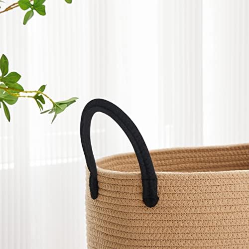 VIPOSCO 58L Tall Woven Laundry Basket Hamper - Image 3