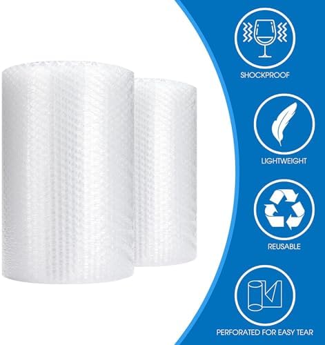 Bubble Cushioning Wrap Roll, Sumono 15 Inch x 72 Feet Total Bubble Roll - Image 2