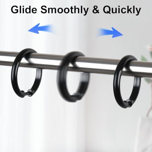 Kutesna 24PCS Shower Curtain Hooks - Image 3