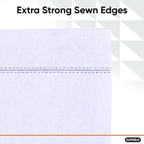 Superio Squeegee Mopping Towel Floor Cloth White Cloth - Image 3