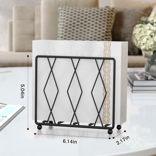 Napkin Holder for Table, Modern Metal Napkin Holders for Paper Napkins & - Image 3