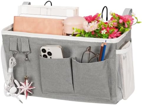 Lilithye Bedside Caddy, Bedside Storage Bag Hanging Organizer by Lilithye