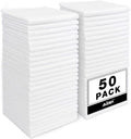 AIDEA White Microfiber Cleaning Cloth, Cleaning Rags 11.5"x 11.5" by AIDEAHOME
