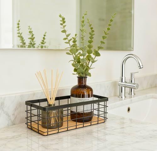 ShabbyDecor Farmhouse Metal Wire Basket - Image 6