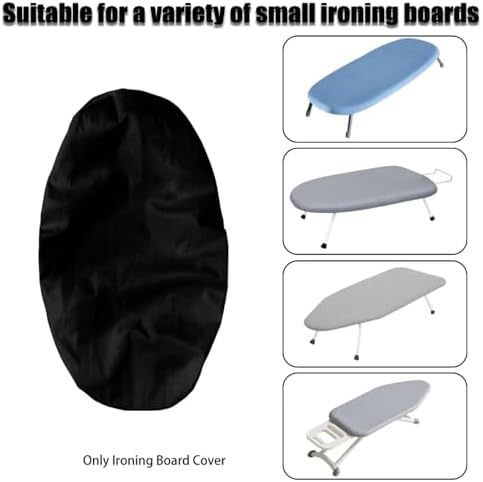 Black Mini Ironing Board Cover Washable Iron Heat Shield - Image 5