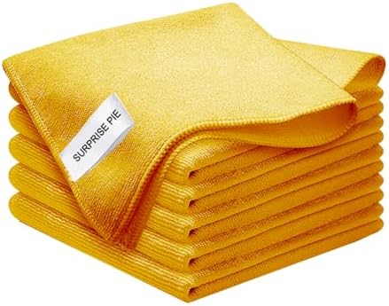Premium Ultra Absorbent Microfiber Cleaning Cloths, 400 GSM Lint Free Towels by SURPRISEPIE