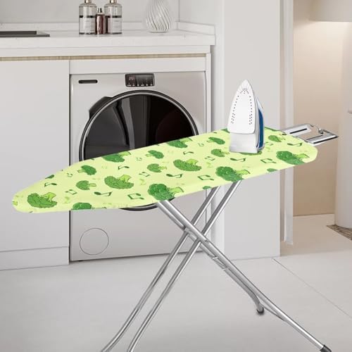 Broccoli Ironing Board Cover 15x54 Inch, Music Note Steam Iron Covers 3 - Image 2