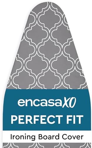 Encasa XO Ironing Board Cover and Pad, Thick Felt 54"x18" by EncasaXO