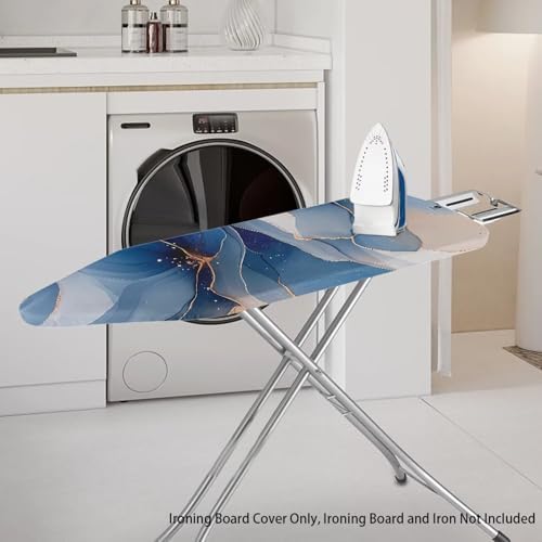 Ironing Board Cover with Ink Flower Table Top Heavy Duty Padded Iron Board - Image 2