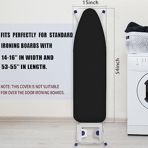 Ironing Board Cover and Pad 15x54 Inch Standard Ironing Board Cover - Image 2