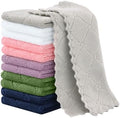 Homaxy Super Soft 12 Pack Coral Velvet Microfiber Dish Cloths by Homaxy