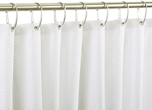 Nickel Shower Curtain Rings, Rustproof Shower Curtain Hooks - Image 3