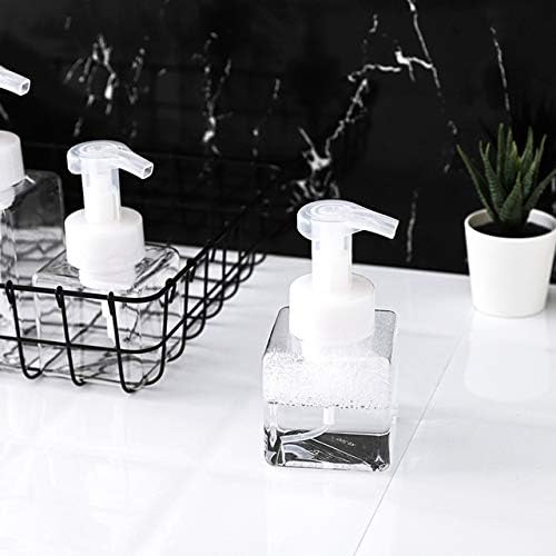 Foaming Soap Dispenser, 9oz Plastic Refillable Pump Bottle, 2 Pack, Shampoo & - Image 5