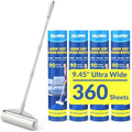 DELOMO 9.45” Large Lint Roller for Pet Hair, Long Handle for Floor & Carpet by DELOMO