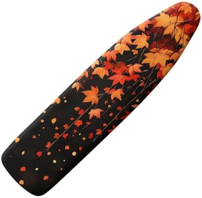 Ironing Board Cover and Pad Fall Maple Leaf Ventilate Resist Scorching Thick by Psesaysky