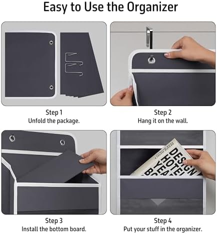 TYMENSH Gray Over Door Organizer - Image 5
