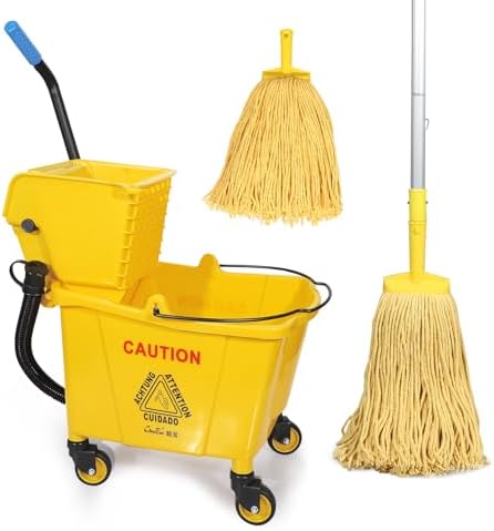 35-Qt Commercial Mop Bucket by OFOCHANGEYOURLIFE