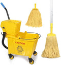 35-Qt Commercial Mop Bucket by OFOCHANGEYOURLIFE