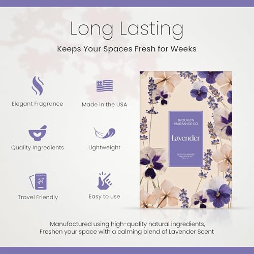 Brooklyn Fragrance Co. Spring Florals Sachet Bags – Lavender Scented Pouches – - Image 3