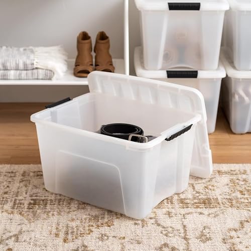 IRIS USA 4-Pack 40 Quart Storage Bins - Image 5