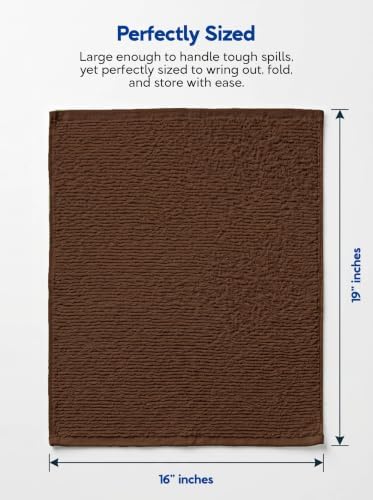 Utopia Towels Ribbed Kitchen Bar Mops, 12 Pack, 16x19 in - Image 2