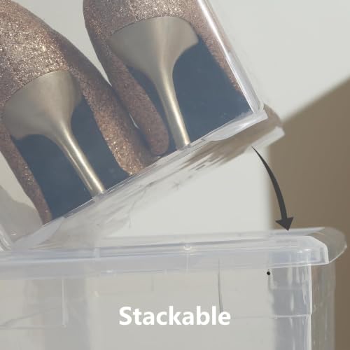 novelinks 6 Pack 6QT Plastic Storage Bins - Image 4