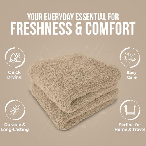 DAN RIVER 24 Pack Cotton Wash Cloths Set - Image 5