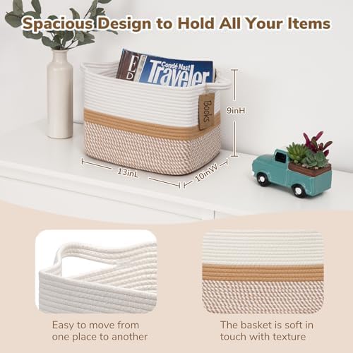 Goodpick Woven Rope Storage Basket - Image 3