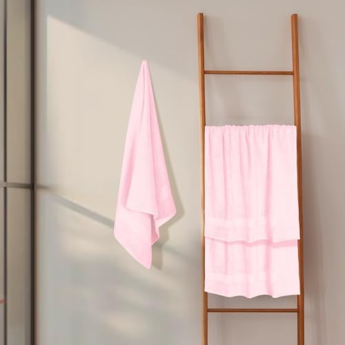GLAMBURG Premium Cotton 4 Pack Bath Towel Set - Image 4