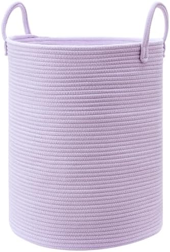 60L Large Purple Hamper Laundry Basket by MOJOSCEND