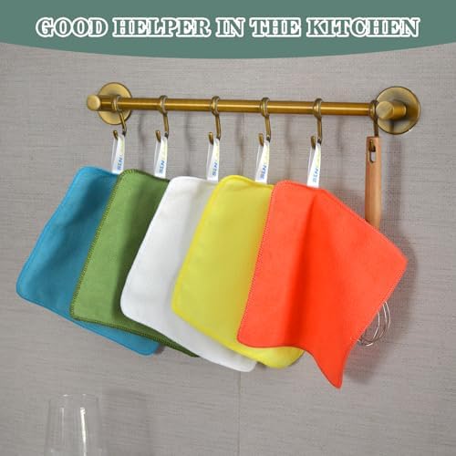SINLAND Dish Cloth for Washing Dishes Kitchen Washcloth Cleaning Cloth - Image 6