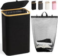 Bathola Laundry Hamper with Lid, Laundry Basket with Removable Bag by Bathola