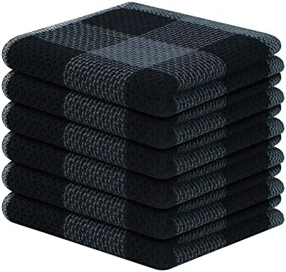 Mordimy Cotton Waffle Weave Dish Cloths, 6 Pack by Mordimy