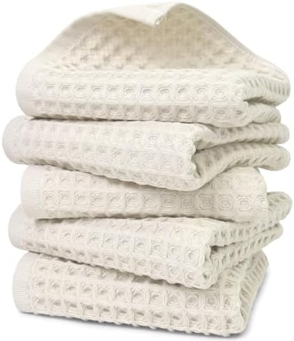 Jacquotha Waffle Hand Towels 5-Piece – Cotton by Jacquotha