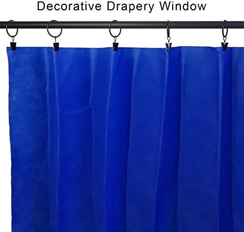 120 Pack Curtain Rings with Clips, Drapery Clips with Rings, Drapes Rings 1.26 - Image 4