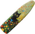 GLENLCWE Black Cat Hippie Flower Ironing Board Cover, 54x15 inches, Iron Board by GLENLCWE