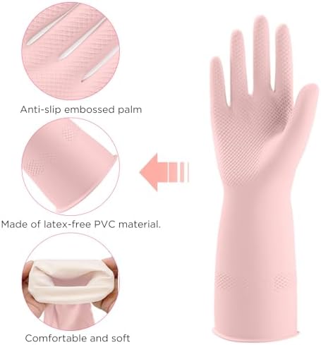 Rubber Gloves for Household, Dishwashing Gloves for Kitchen - Image 3