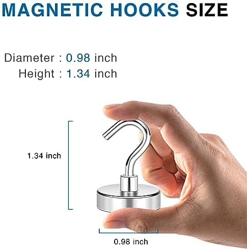 LOVIMAG Magnetic Hooks for Cruise Essentials 2026 Cabins Door 25 Pack-85LBS - Image 4