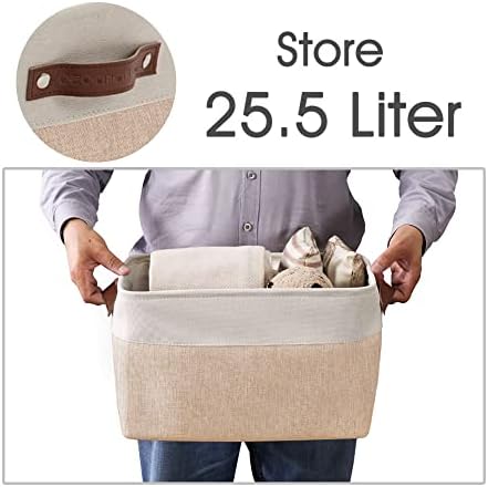 DECOMOMO Storage Bins, Large Fabric Storage Baskets - Image 5