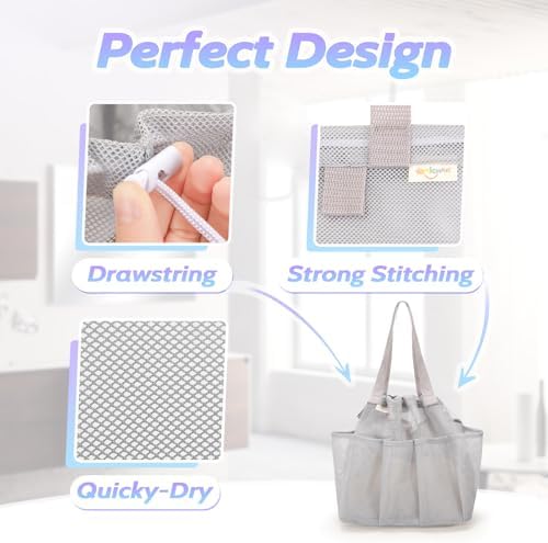 famichan Mesh Shower Caddy Portable - Image 3