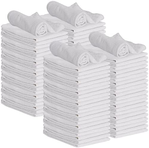 GREEN LIFESTYLE Shop Towels 12" x 14" 100 Pack by GreenLifeStyle