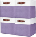 Bagnizer Collapsible Fabric Storage Cubes 11x11 Cube Storage Bins, 4 Pack by Bagnizer