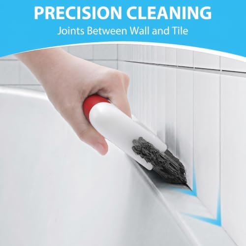 Lumkew Grout Cleaning Brush for Cleaner Tile Floors - Image 5