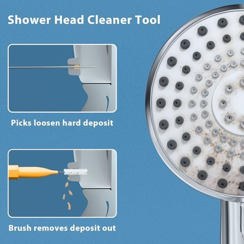 Lumkew Multiplesize Shower Head Cleaner Tool, Shower Head Cleaning Brushes - Image 2