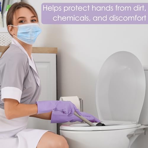 12 Pairs Rubber Cleaning Gloves - Image 5