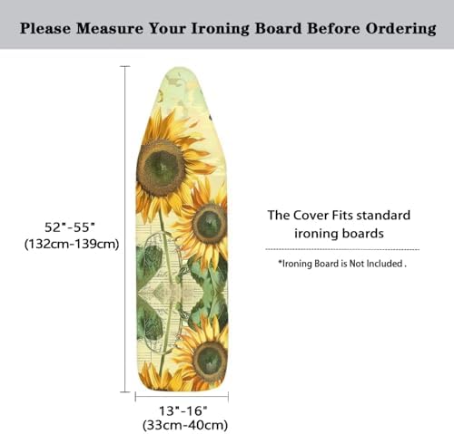Flashideas Sunflower Ironing Board Cover Universal Stretchy Stain Reisstant - Image 5