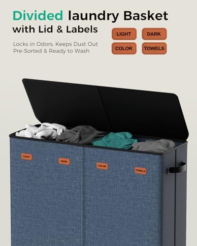 185L Laundry Hamper 4 Section - Image 3